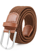 Ben Sherman Woven Braided Weave Belt Tan