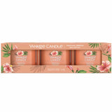 Yankee Signature 3 Piece Filled Votive Candles Spiced Banana