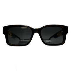 Fendi Rectangular Sunglasses For Women In Black