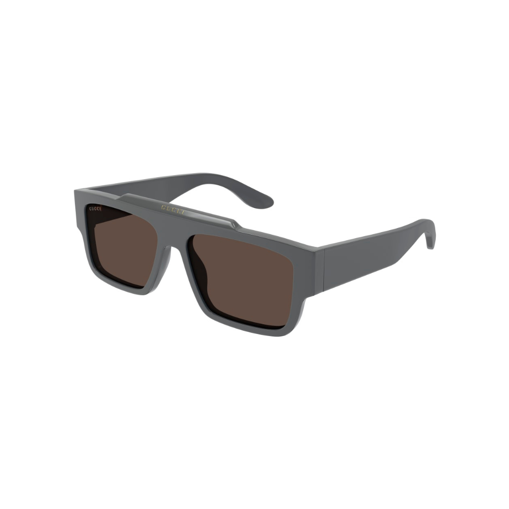 Gucci Sunglass Man Grey Brown GG1460S-003