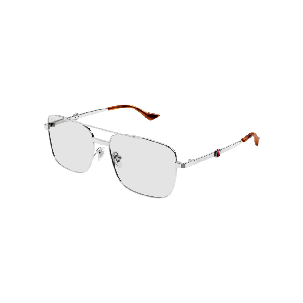 Gucci Sunglass Man Silver Transparent GG1441S-005