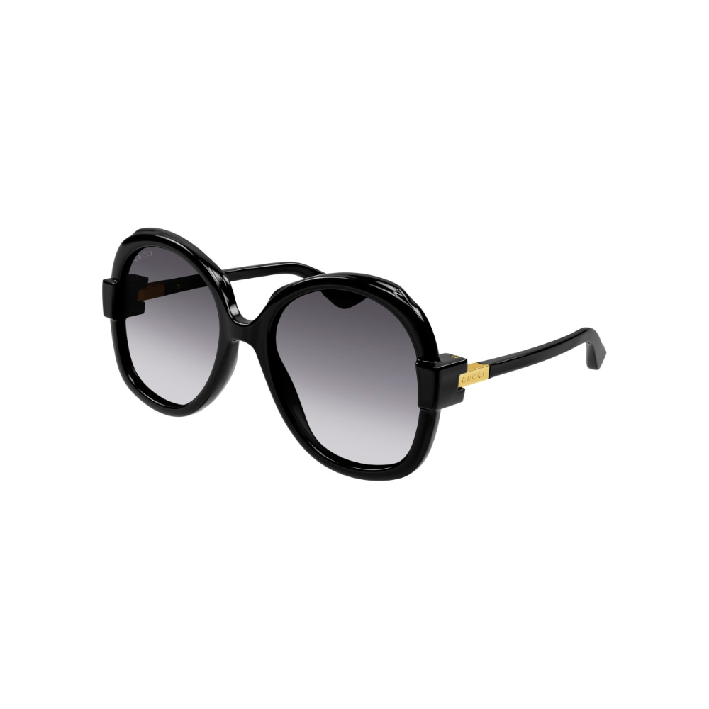 Gucci Sunglass Woman Black Grey GG1432S-001