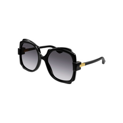 Gucci Sunglass Woman Black Grey GG1431S-001