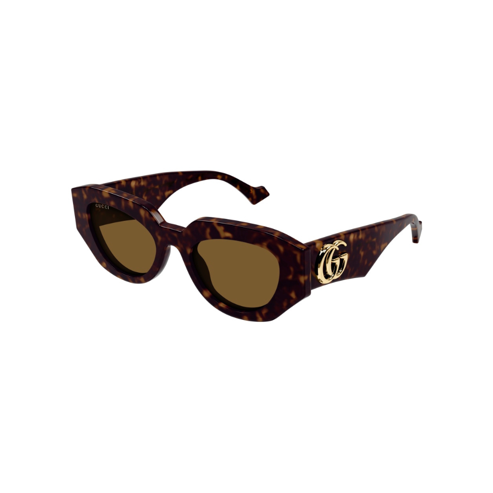 Gucci Sunglass Woman havana Brown GG1421S-002