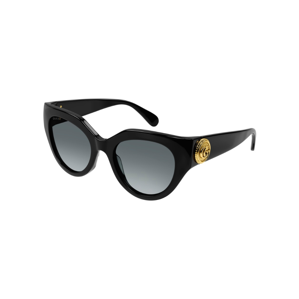 Gucci Sunglass Woman Black Grey GG1408S-001