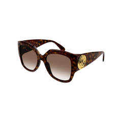 Gucci Sunglass Woman havana Brown GG1407S-003