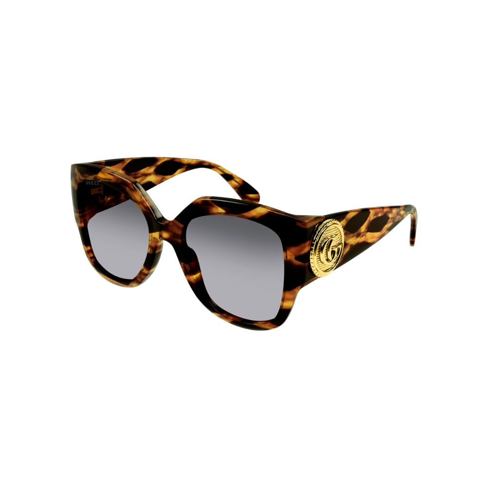 Gucci Sunglass Woman havana Grey GG1407S-002