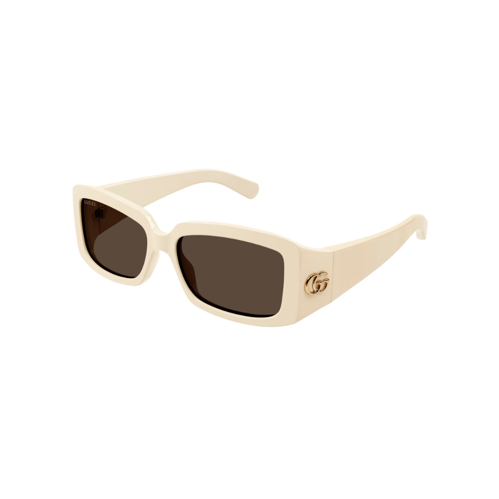 Gucci Sunglass Woman Ivory Brown GG1403SK-004