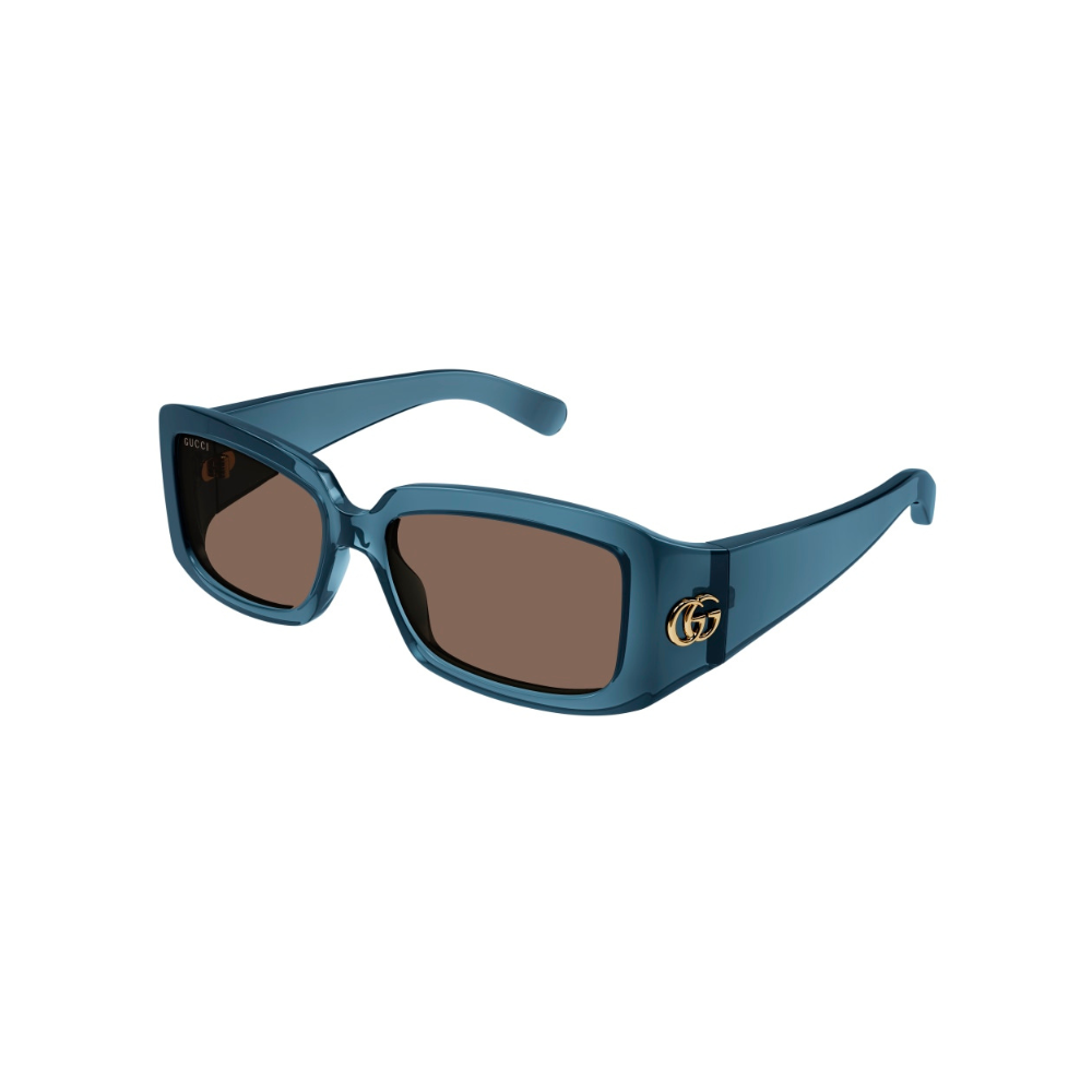 Gucci Sunglass Woman Blue Brown GG1403S-003