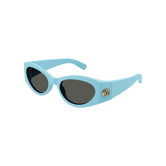 Gucci Sunglass Woman Light Blue Grey GG1401S-004