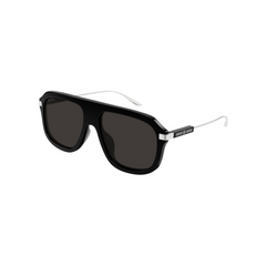 Gucci Sunglass Man Black Silver Grey GG1309S-005