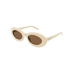 Saint Laurent Sunglass Woman Black SL 596 DUNE-001