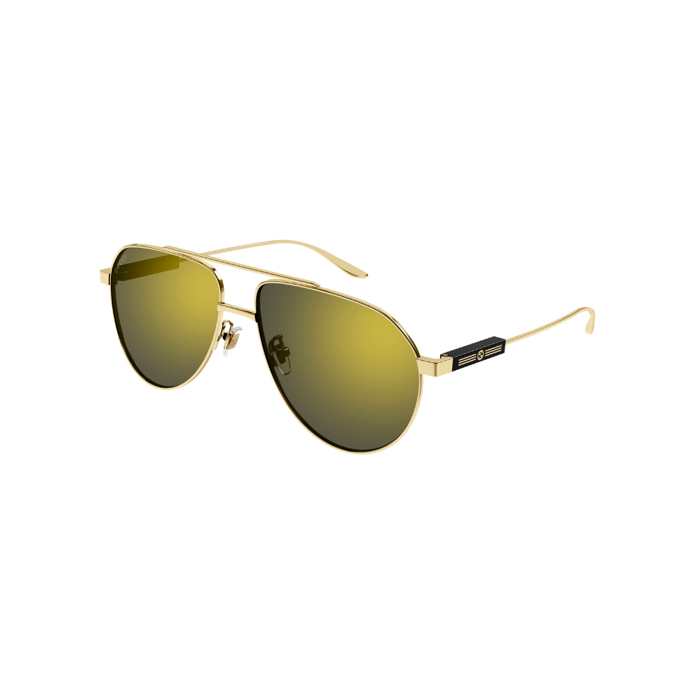 Gucci Sunglass Man Gold Yellow GG1311S-002