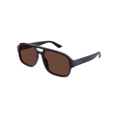 Gucci Sunglass Man Grey Brown GG1342S-005