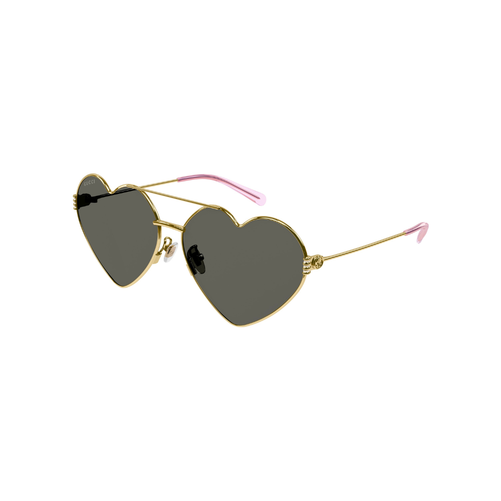 Gucci Sunglass Woman Gold Grey GG1283S-001