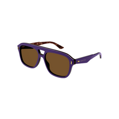 Gucci Sunglass Man Violet Brown GG1263S-005