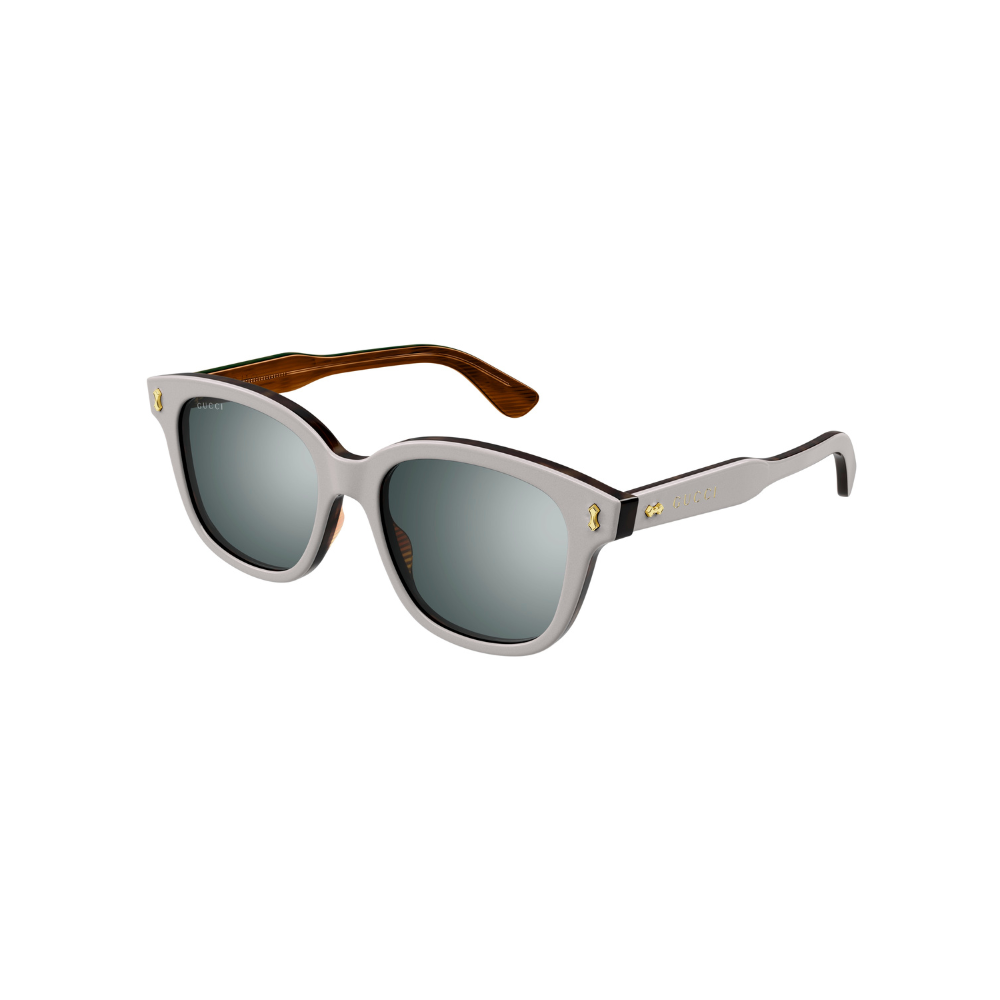 Gucci Sunglass Man Silver Brown GG1264S-004