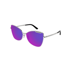 Balenciaga Sunglass Woman Ruthenium Violet BB0278S-003