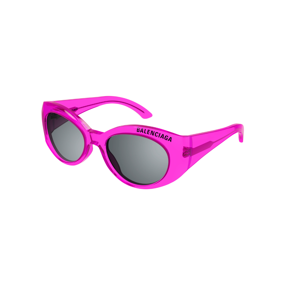 Balenciaga Sunglass Woman Fuchsia Silver BB0267S-004