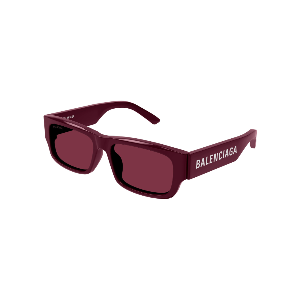 Balenciaga Sunglass Man Burgundy Red BB0261SA-003