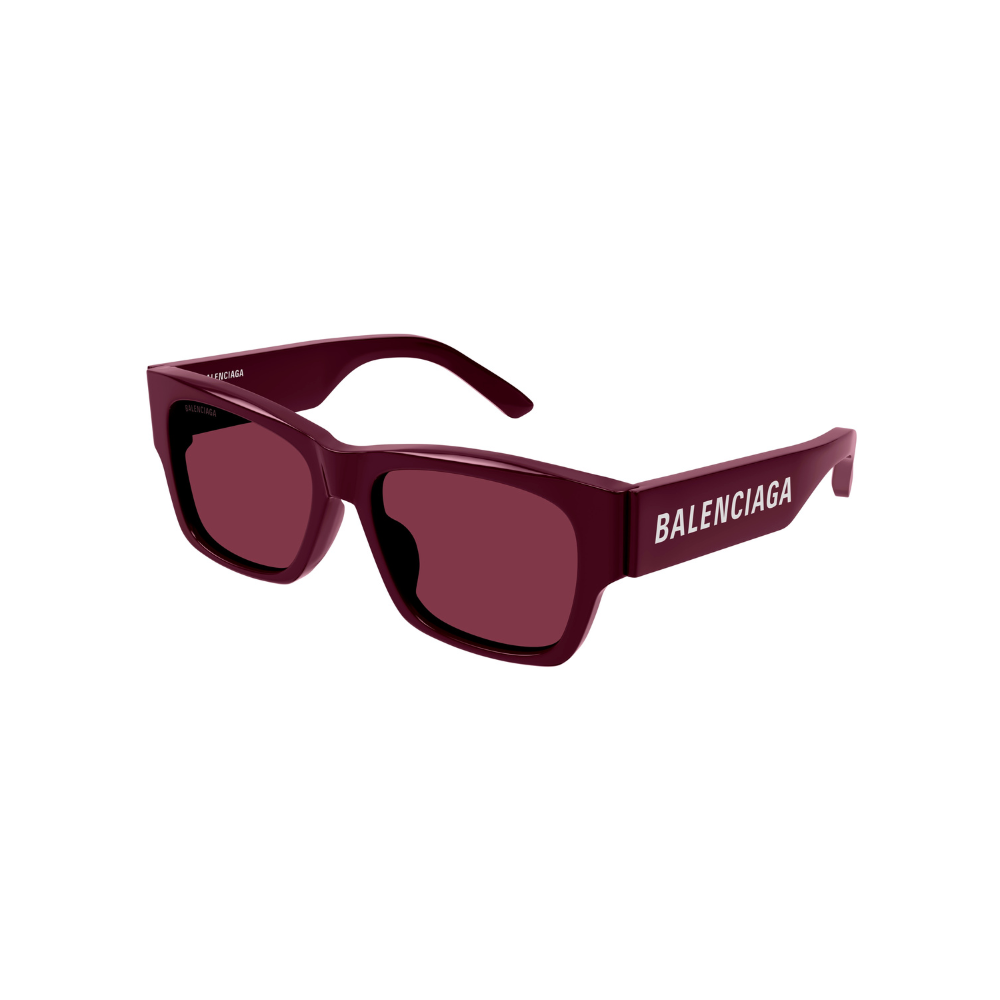 Balenciaga Sunglass Unisex Burgundy Red BB0262SA-004