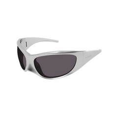 Balenciaga Sunglass Woman Silver Grey BB0252S-005