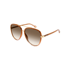 Chloe Sunglass Woman Brown CH0129S-002