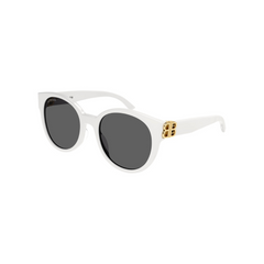 Balenciaga Sunglass Woman White Gold Grey BB0134SA-005