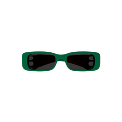 Balenciaga Sunglass Woman Green Gold Grey BB0096S-006