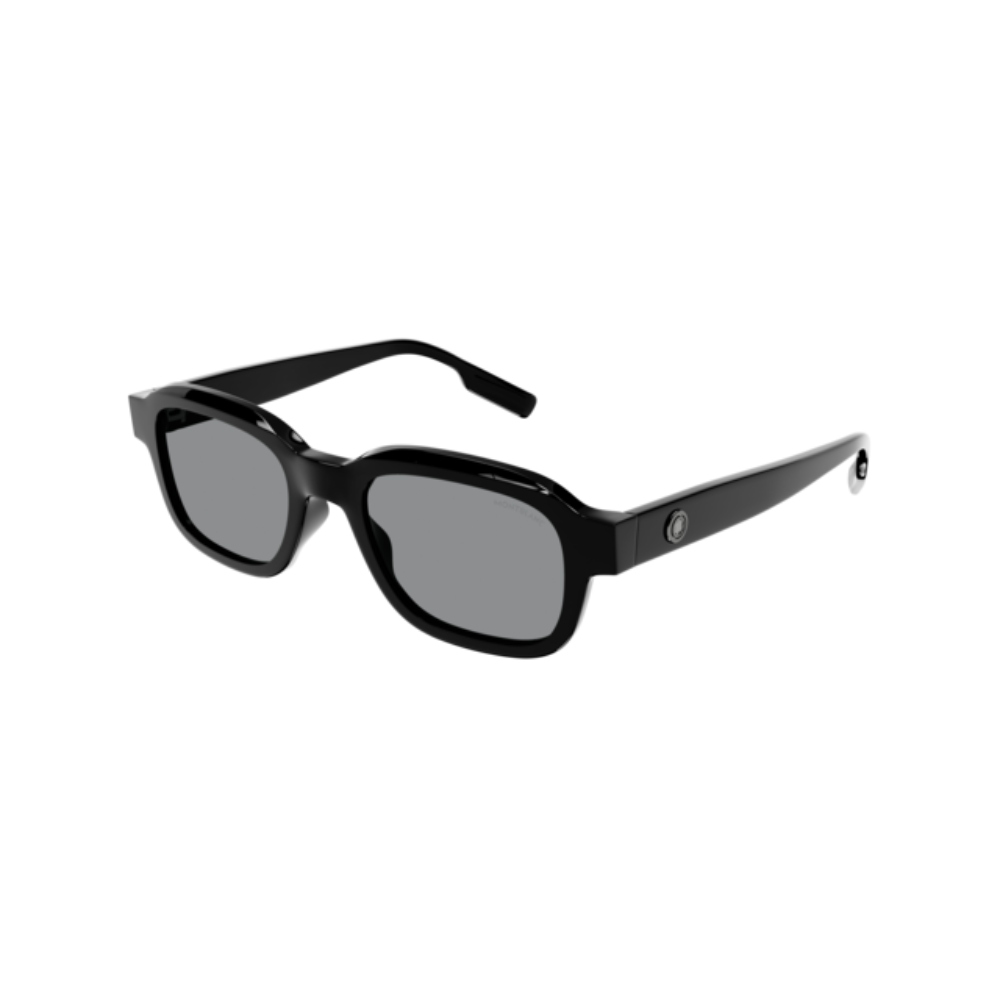 Montblanc Sunglass Man Black Grey MB0201S-001