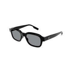 Montblanc Sunglass Man Black Grey MB0201S-001