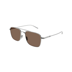 Brioni Sunglass Man Silver Brown BR0101S-003