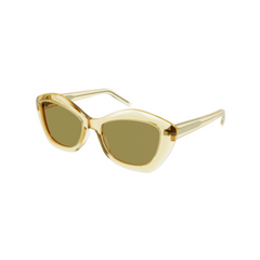 Saint Laurent Sunglass Woman yellow Green SL 68-012