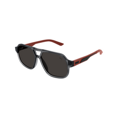 Puma Sunglass Kid Grey Red Smoke PJ0059S-003