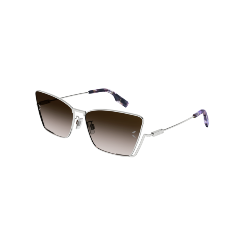 Mcq Sunglass Woman Silver Brown MQ0350S-003