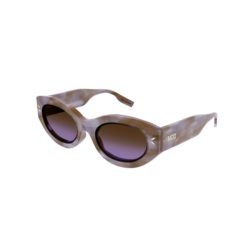 Mcq Sunglass Woman Violet Brown MQ0324S-004