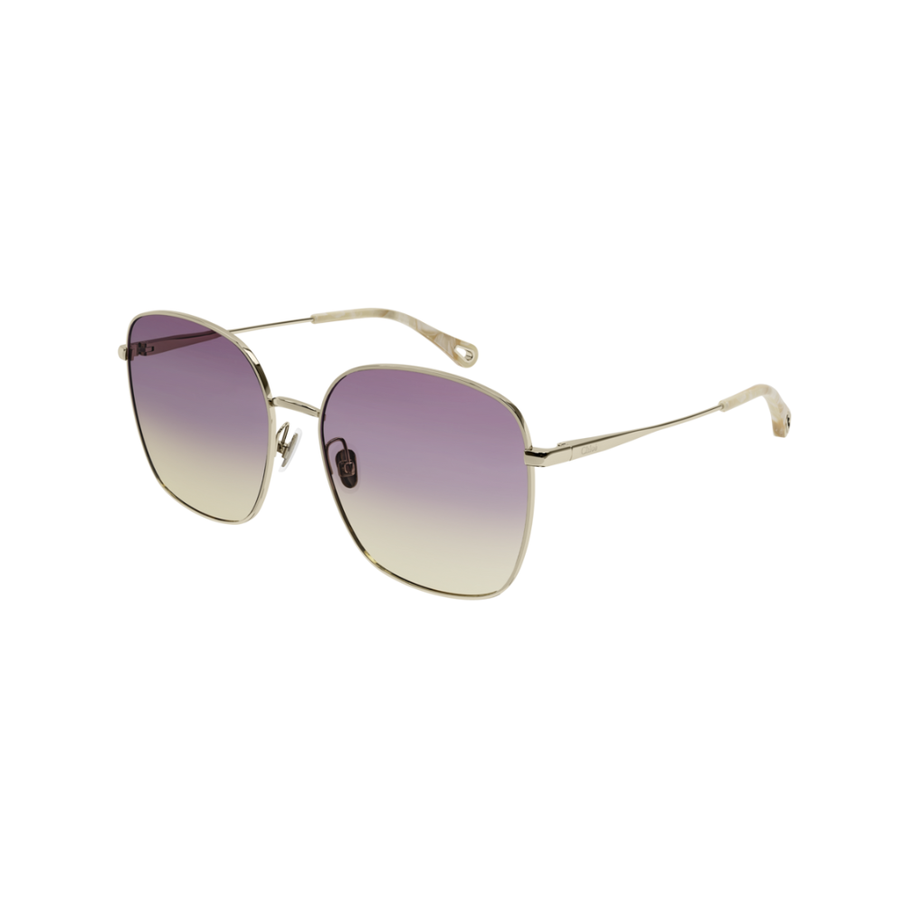 Chloe Sunglass Woman Gold Pink CH0076SK-004