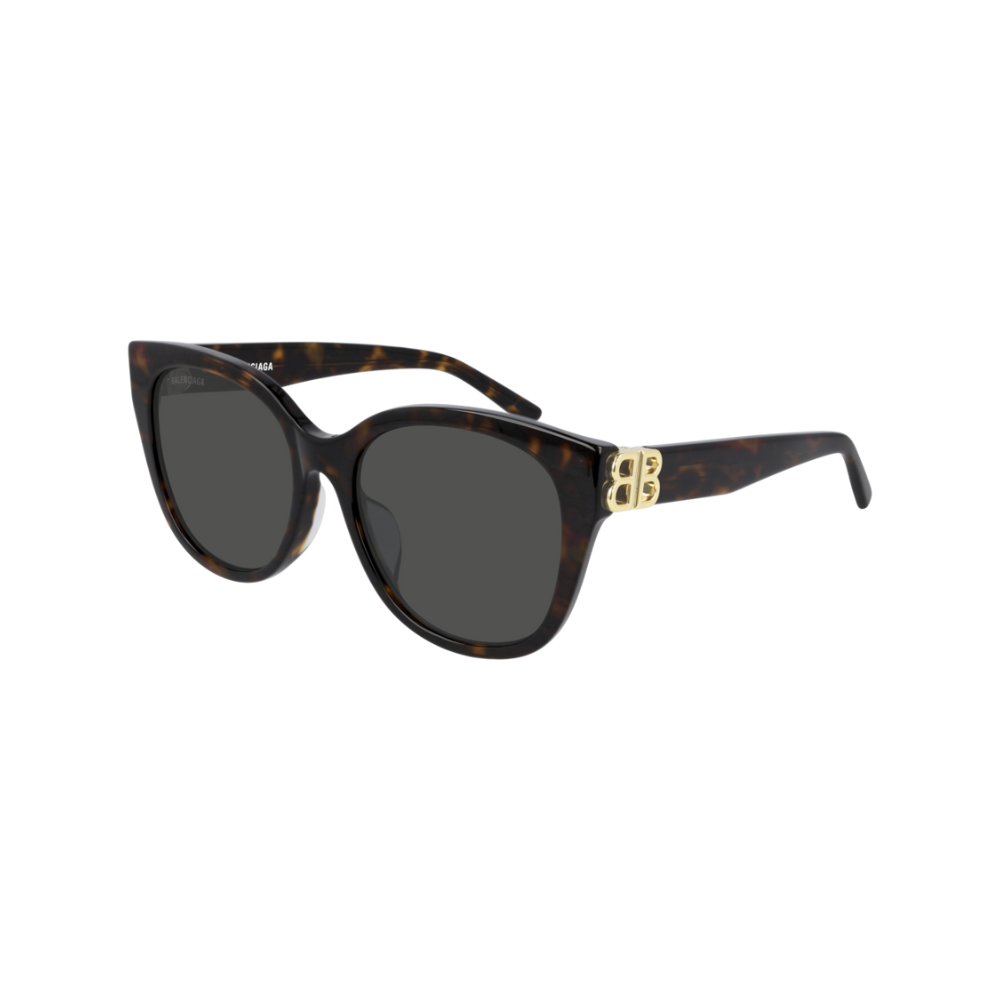 Balenciaga Sunglass Woman Havana Gold Green BB0103SA-002