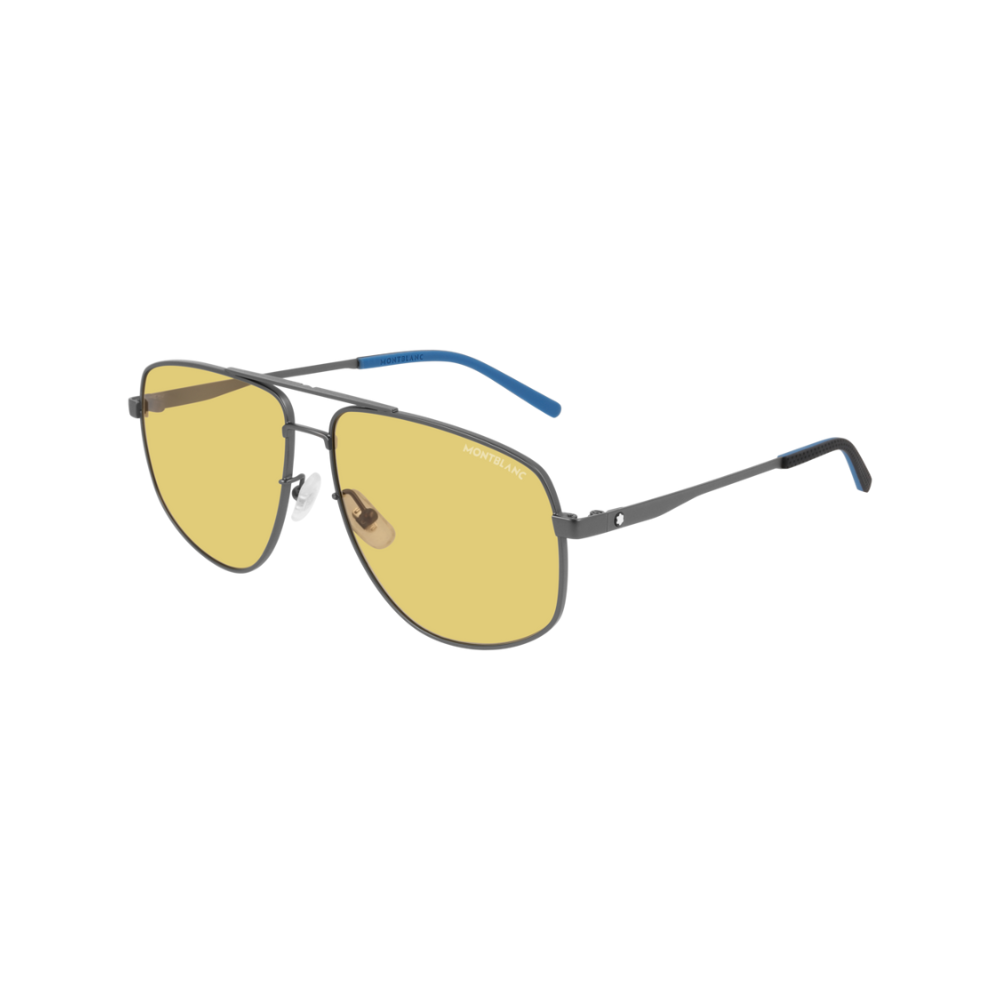 Montblanc Sunglass Man Ruthenium Yellow MB0102S-004