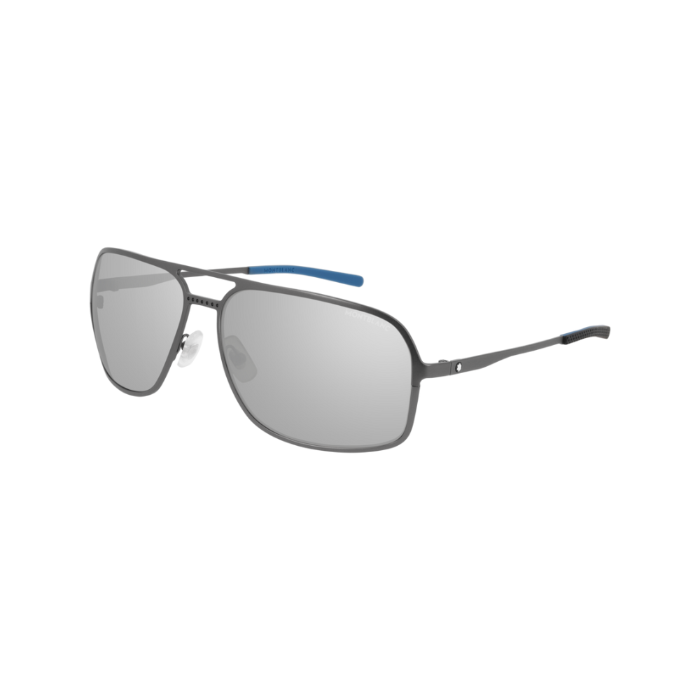 Montblanc Sunglass Man Ruthenium Silver MB0104S-002