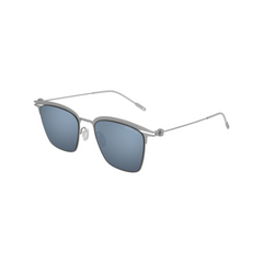 Montblanc Sunglass Man Silver Blue MB0080S-008