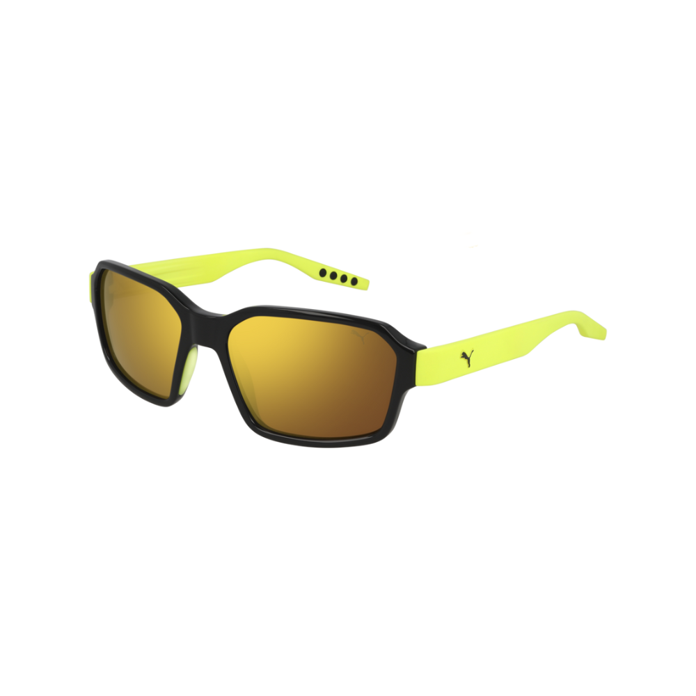 Puma Sunglass Man Black Yellow Gold PU0265S-004