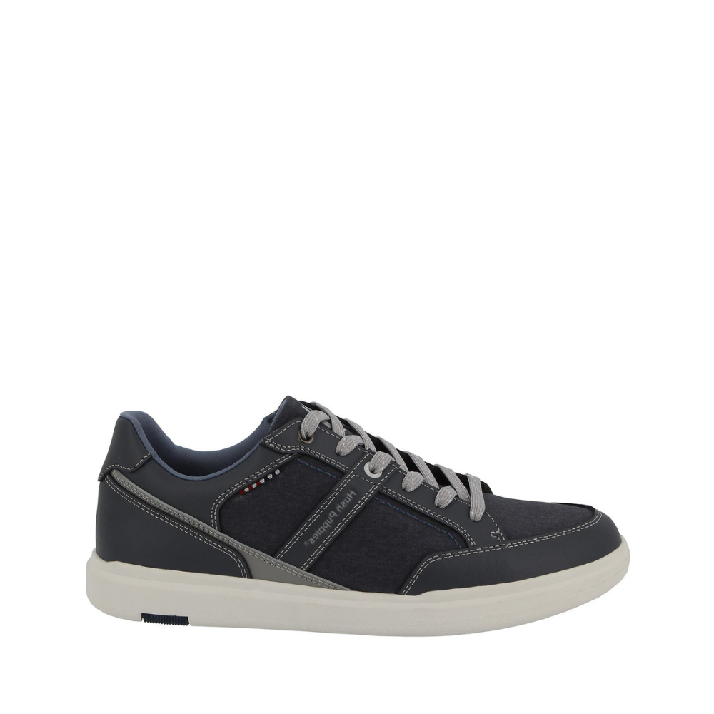 Hush Puppies Hpm00855 Mens Jeremy Canvas Shoes Navy