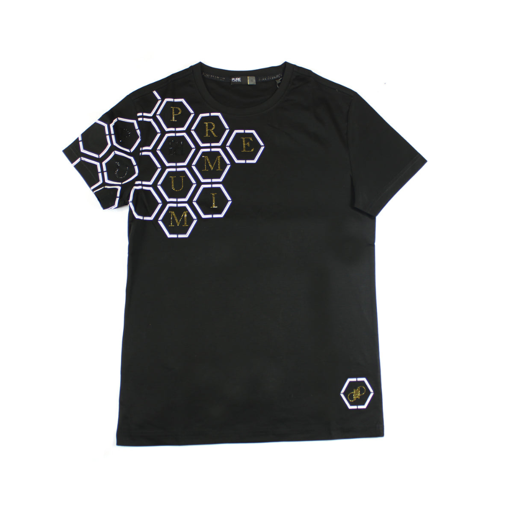 Pure Premium Pps24T0503 Hexx Tee Black