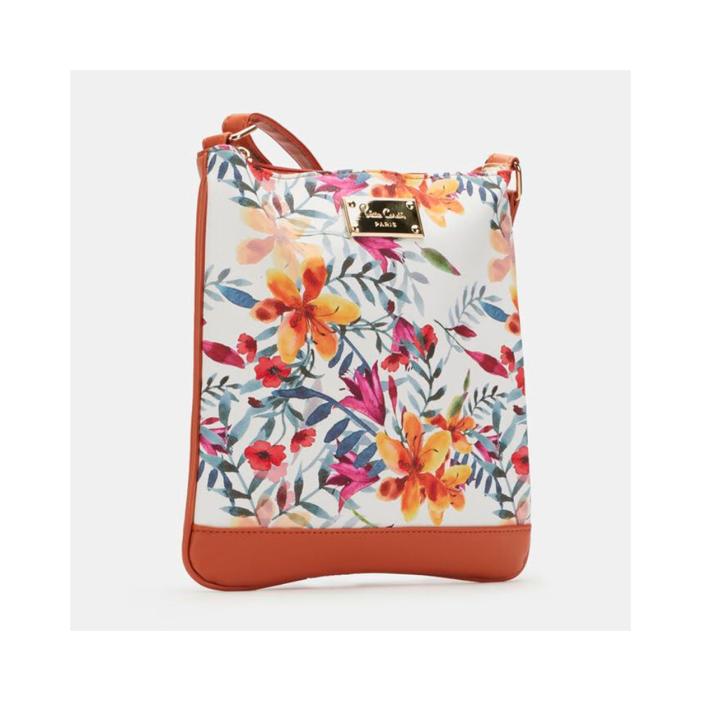 Pierre Cardin Aasha Floral Crossbody Floral  Orange