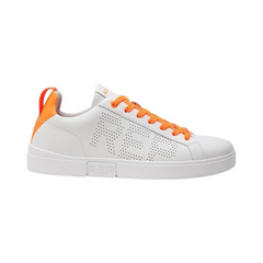 Replay Womens Polys Blink Shoes White And Orange