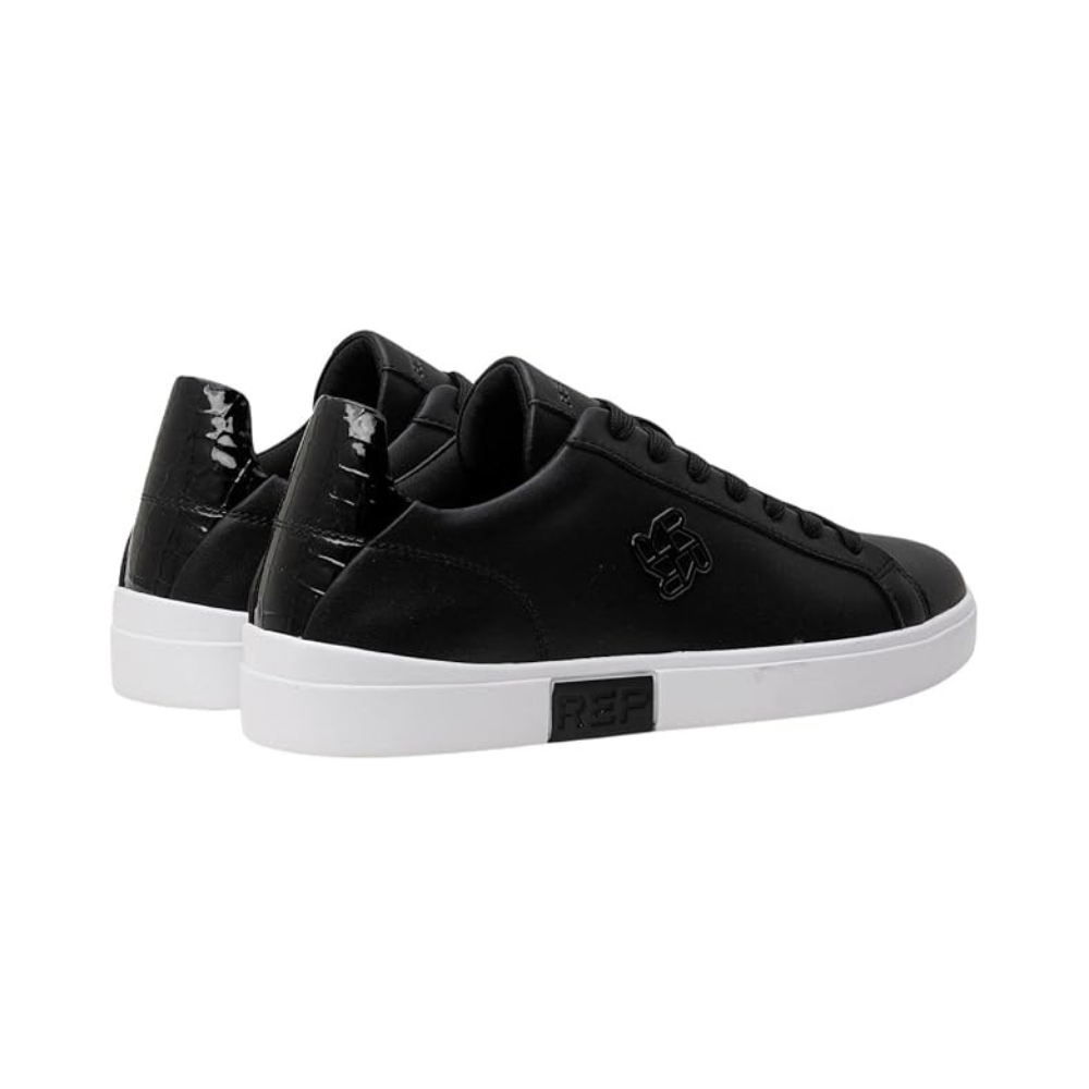 Replay Womens Polys R Shoes Black And White