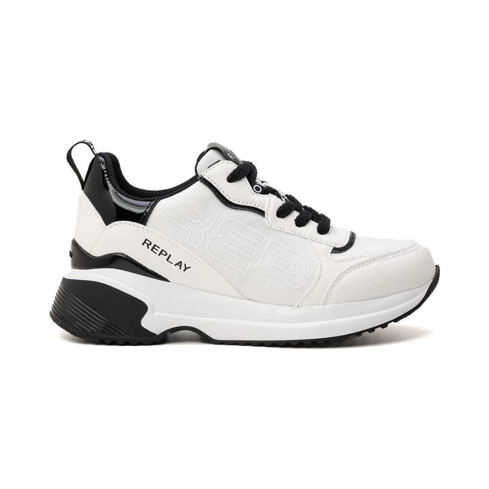 Replay Womens Comet Rep Shoes White And Black