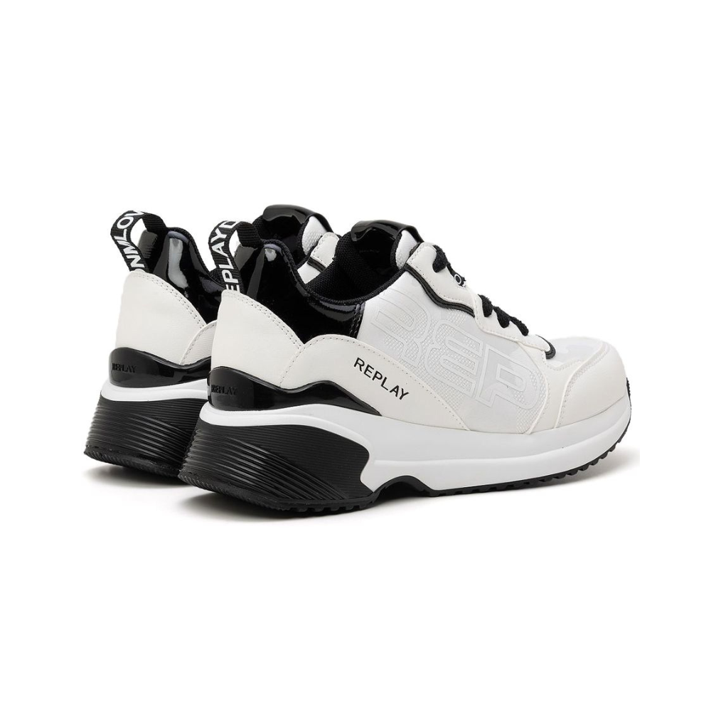 Replay Womens Comet Rep Shoes White And Black