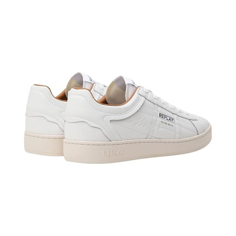 Replay Mens Smash Pro Lavy Shoes White